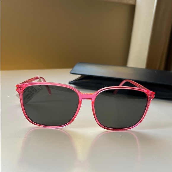 Saint Laurent Pink Sunglasses with Black Case main image 9
